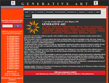 Tablet Screenshot of generativeart.com